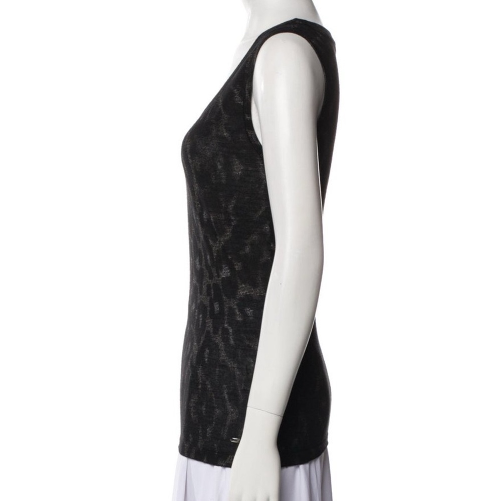 Escada Black & Gold Leopard Patterned Cardigan an… - image 3